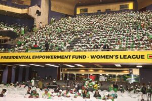Part of the delegates that attended the Women empowerment launch presided over by President Mnangagwa at HICC yesterday